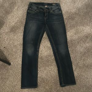 Silver brand denim jeans. Suki straight fit. 30x32